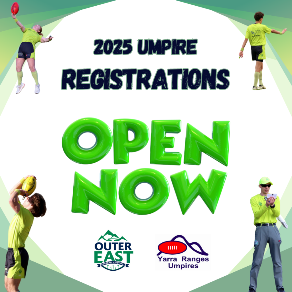 umpire registrations